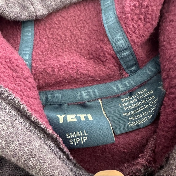 YETI Women's Purple Hoodie - Picture 5 of 7